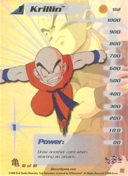 2000 Score Dragon Ball Z Saiyan Saga #182 Krillin Front