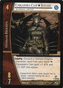 2004 Upper Deck Entertainment DC VS System DC: Origins #DOR-007 Cassandra Cain as Batgirl, Martial Artist Front