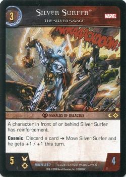 2008 Upper Deck Entertainment Marvel VS System Marvel: Universe #MUN-257 Silver Surfer, The Silver Savage Front