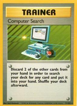 1999 Pokemon Base Set #71/102 Computer Search Front