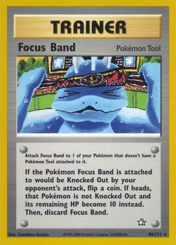 2000 Pokemon Neo Genesis #86/111 Focus Band Front