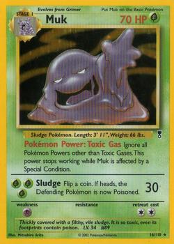 2002 Pokemon Legendary Collection #16/110 Muk Front