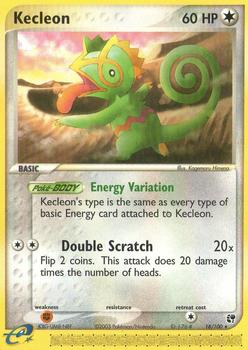 2003 Pokemon EX Sandstorm #18/100 Kecleon Front