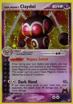 2004 Pokemon EX Team Magma vs Team Aqua #8/95 Team Magma's Claydol Front