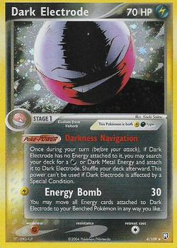 2004 Pokemon EX Team Rocket Returns #4/109 Dark Electrode Front