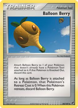 2005 Pokemon EX Deoxys #84/107 Balloon Berry Front