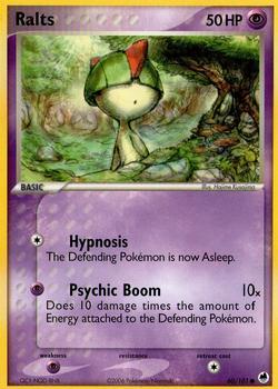 2006 Pokemon EX Dragon Frontiers #60/101 Ralts Front