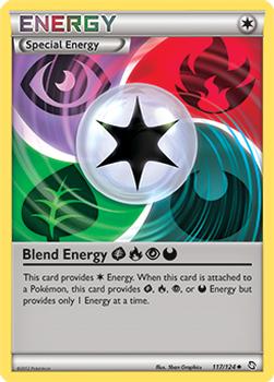 2012 Pokemon Black & White Dragons Exalted #117 Blend Energy Front