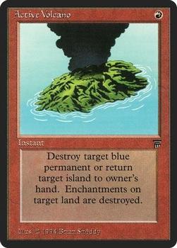 1994 Magic the Gathering Legends #NNO Active Volcano Front