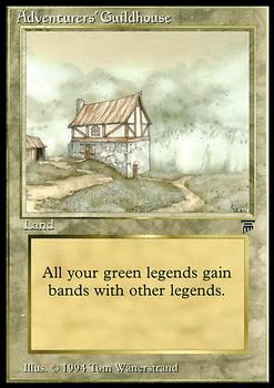 1994 Magic the Gathering Legends #NNO Adventurers' Guildhouse Front