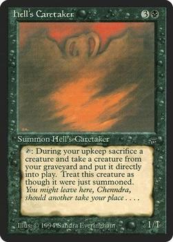 1994 Magic the Gathering Legends #NNO Hell's Caretaker Front