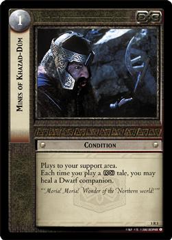 2002 Decipher Lord of the Rings CCG: Realms of the Elf-lords #3R3 Mines of Khazad-Dum Front