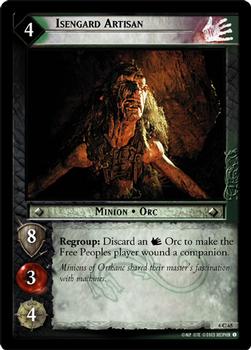 2003 Decipher Lord of the Rings Ents of Fangorn #6C65 Isengard Artisan Front