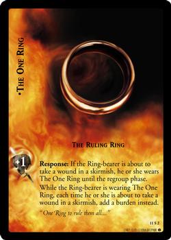 2004 Decipher Lord of the Rings Shadows #11S2 The One Ring, The Ruling Ring Front