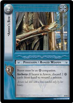 2007 Decipher Lord of the Rings CCG: Treachery and Deceit #18R4 Arwen's Bow Front