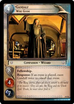2007 Decipher Lord of the Rings CCG: Age's End #19P8 Gandalf, Wise Guide Front