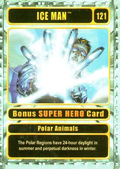 2003 Genio Marvel - Bonus Super Hero Gold Border #121 Iceman Front