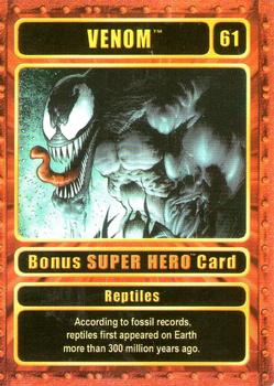 2003 Genio Marvel - Bonus Super Hero Gold Border #61 Venom Front