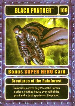 2003 Genio Marvel - Bonus Super Hero Silver Border #109 Black Panther Front