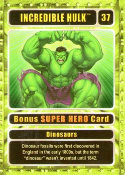 2003 Genio Marvel - Bonus Super Hero Silver Border #37 Incredible Hulk Front