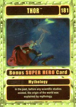 2003 Genio Marvel - Bonus Foil Super Hero Gold Border #181 Thor Front