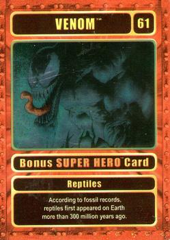 2003 Genio Marvel - Bonus Foil Super Hero Gold Border #61 Venom Front