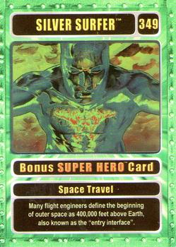 2003 Genio Marvel - Bonus Foil Super Hero Silver Border #349 Silver Surfer Front