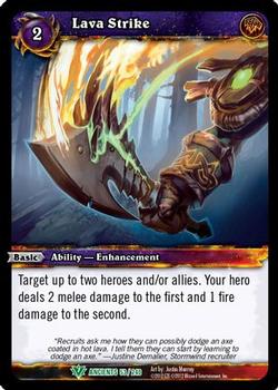 2012 Cryptozoic World of Warcraft War of the Ancients #53 Lava Strike Front