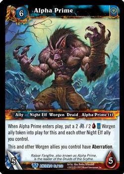 2012 Cryptozoic World of Warcraft War of the Ancients #82 Alpha Prime Front
