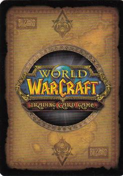 2012 Cryptozoic World of Warcraft War of the Ancients #92 Elysa Lockewood Back