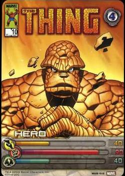 2008 Upper Deck Marvel Ultimate Battles #MUB-0010 Thing Front