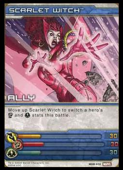 2008 Upper Deck Marvel Ultimate Battles #MUB-0072 Scarlet Witch Front