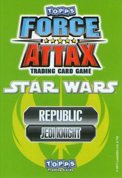 2011 Topps Star Wars Force Attax Series 2 #4 Yoda Back