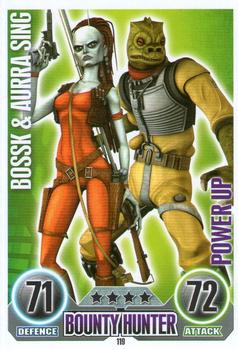 2010 Topps Star Wars Force Attax Series 1 #119 Bossk & Aurra Sing Front
