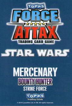 2010 Topps Star Wars Force Attax Series 1 #144 Aurra Sing Back