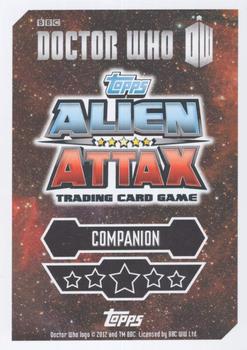 2013 Topps Alien Attax Doctor Who #191 Clara Oswald Back