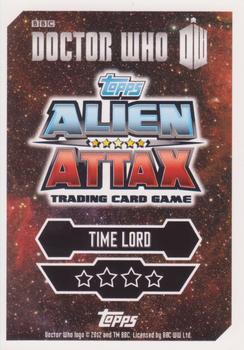 2013 Topps Alien Attax Doctor Who 50th Anniversary Edition #15 The Seventh Doctor Back