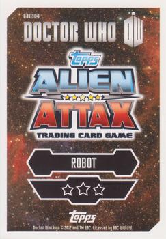 2013 Topps Alien Attax Doctor Who 50th Anniversary Edition #47 K-9 Back