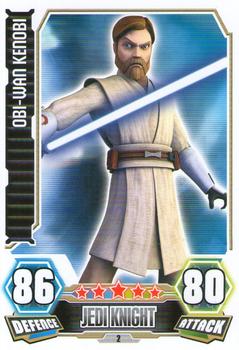 2012 Topps Star Wars Force Attax Series 3 #2 Obi-Wan Kenobi Front