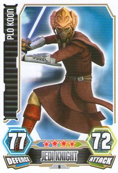 2012 Topps Star Wars Force Attax Series 3 #6 Plo Koon Front