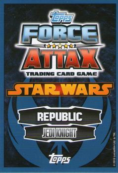 2013 Topps Force Attax Star Wars Movie Edition Series 4 #3 Ahsoka Tano Back