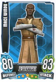 2013 Topps Force Attax Star Wars Movie Edition Series 4 #5 Mace Windu Front