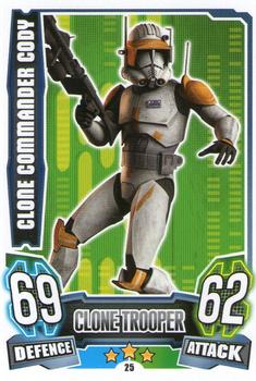 2013 Topps Force Attax Star Wars Movie Edition Series 4 #25 Clone Commander Cody Front