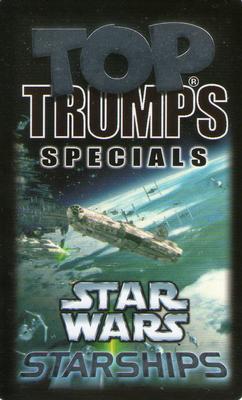 2006 Top Trumps Specials Star Wars Starships #NNO Title Card Front