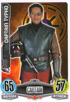 2012 Topps Star Wars Force Attax Movie Edition Series 1 #98 Captain Typho Front