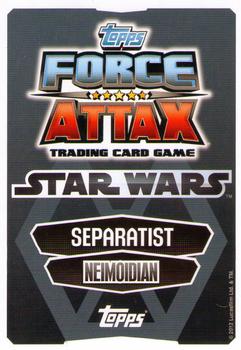 2012 Topps Star Wars Force Attax Movie Edition Series 1 #128 Rune Haako Back