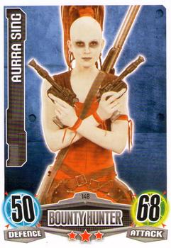 2012 Topps Star Wars Force Attax Movie Edition Series 1 #148 Aurra Sing Front