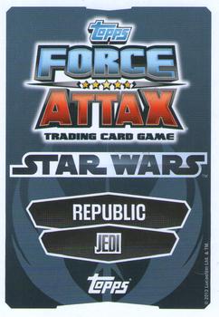 2012 Topps Star Wars Force Attax Movie Edition Series 1 #217 Anakin Skywalker & Obi-Wan Kenobi Back