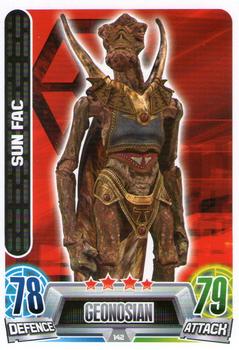 2013 Topps Force Attax Star Wars Movie Edition Series 2 #142 Sun Fac Front