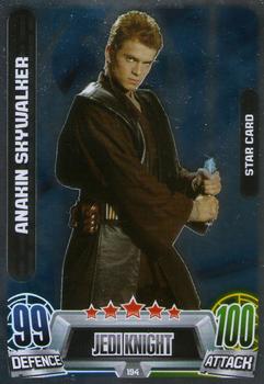 2013 Topps Force Attax Star Wars Movie Edition Series 2 #194 Anakin Skywalker Front